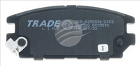 BREMTEC TRADELINE BRAKE PAD SET REAR MITSUBISHI EVO IV 1994-98 BT395TS
