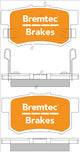 BREMTEC TRADE-LINE BRAKE PAD REAR SET ACCORD CIVIC JAZZ INTEGRA CRV BT397TS