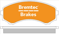 BREMTEC TRADE-LINE BRAKE PAD FRONT SET MAZDA E SERIES MPV BONGO BT401TS