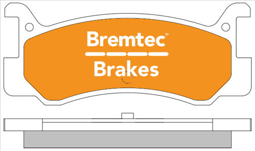 BREMTEC PRO-LINE BRAKE PADS SET MAZDA 323 1989- BT412PRO