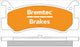BREMTEC TRADE-LINE BRAKE PADS SET MAZDA 323 1989- BT412TS