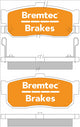 BREMTEC TRADE-LINE BRAKE PAD REAR SET PULSAR BLUEBIRD MAXIMA CEFIRO BT421TS