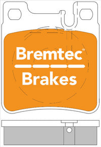 BREMTEC EURO-LINE BRAKE PADS SET MERCEDES E, S CLASS ATE 2 PIN BT425ELC