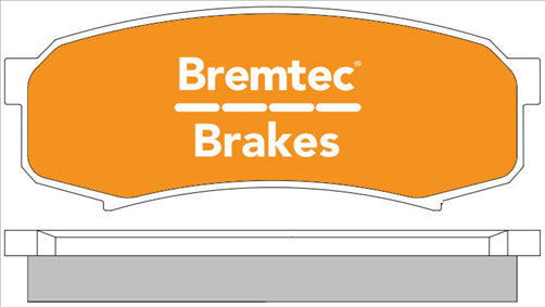 BREMTEC HYBRID-CARBON HIGH PERFORMANCE TOYOTA LANDCRUISER 1990-07 BT428EV550