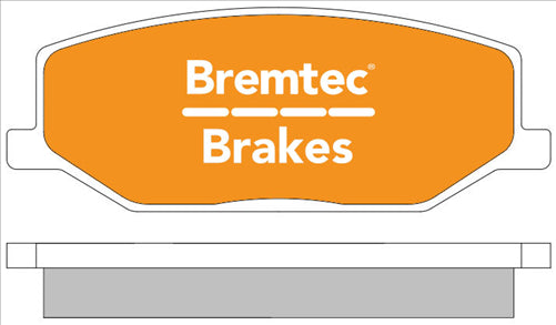 BREMTEC 4WD BRAKE PADS SET SUZUKI SIERRA SJ410 1981-99 BT442E