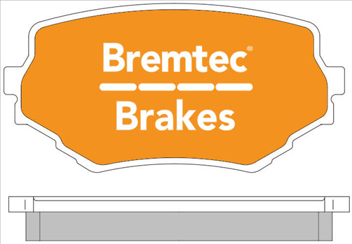 BREMTEC PRO-LINE BRAKE PADS SET SUZUKI VITARA 1995-99 BT449PRO