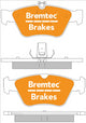 BREMTEC EURO-LINE BRAKE PADS SET MERCEDES SLK ROADSTER (R171) BT455ELC