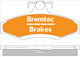 BREMTEC PRO-LINE BRAKE PADS SET MITSUBISHI MAGNA 1991-04 BT461PRO
