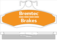 BREMTEC TRADE-LINE BRAKE PADS SET MITSUBISHI MAGNA 1991-04 BT461TS