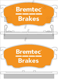 BREMTEC TRADELINE BRAKE PAD SET FRONT MAZDA 626 GF 15"" WHEELS BT466TS