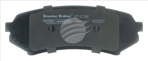 4WD BRAKE PADS SET LANDCRUISER HDJ100R 2000- BT474E