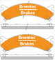 BREMTEC 4WD BRAKE PADS SET HUMMER H2 6.0 2004-07 BT480E