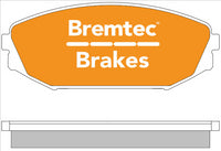 BREMTEC TRADE-LINE BRAKE PADS SET HONDA LEGEND KA9 3.5L V6 16"" BT485TS
