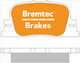 BREMTEC TRADE-LINE BRAKE PADS SET TOYOTA PRIUS 1.5 NHW20 2003-09 BT507TS