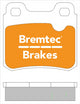 BREMTEC EURO-LINE BRAKE PADS SET SAAB 900i 2.0, 2.3, 2.5 BT527ELC