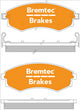 BREMTEC 4WD BRAKE PADS SET SSANG REXTON 2.7D 2006- BT559E
