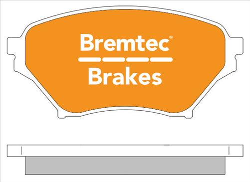 BREMTEC PRO-LINE BRAKE PADS SET MAZDA MX-5 2D 1.8 2001-06 BT561PRO