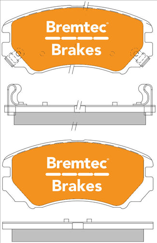 BREMTEC 4WD BRAKE PADS SET HYUNDAI TIBURON 2.7 2002- BT575E