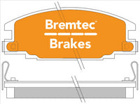 BREMTEC 4WD BRAKE PADS SET HOLDEN JACKAROO 4WD 1987-92 BT585E