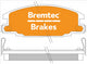 BREMTEC TRADE-LINE BRAKE PADS SET HOLDEN JACKAROO 4WD 1987-92 BT585TS