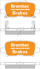 BREMTEC PRO-LINE BRAKE PADS SET HONDA MDX 4D WAGON 2001-03 BT588PRO