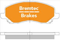 BREMTEC PRO-LINE BRAKE PADS SET MITS OUTLANDER III GG 2.4 4WD BT589PRO