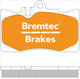 BREMTEC EURO-LINE BRAKE PADS SET LEXUS LS430 4.3 2000- BT592ELC