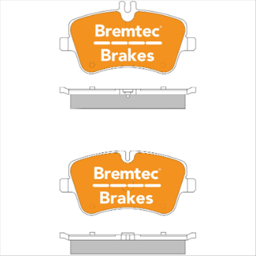 BREMTEC PRO-LINE BRAKE PADS SET MERCEDES C180 C-CLASS 1999- BT593PRO
