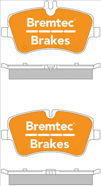 BREMTEC TRADE-LINE BRAKE PADS SET MERCEDES C180 C-CLASS 1999- BT593TS