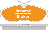 BREMTEC PRO-LINE BRAKE PADS SET NISSAN TERRANO II R20 4WD BT611PRO