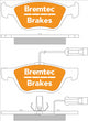BREMTEC TRADE-LINE BRAKE PADS SET ALFA 156 (W/SENSOR) 2000- BT629TS