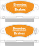 BREMTEC EURO-LINE HD BRAKE PADS SET RENAULT KANGOO 1.6 FWD BT633ELH