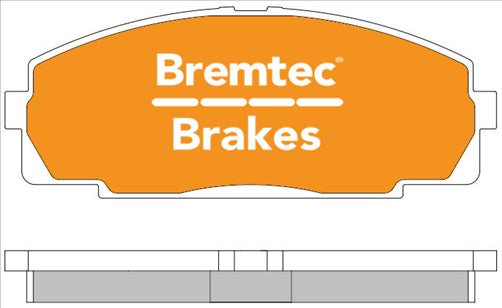 BREMTEC HYBRID-CARBON HIGH PERFORMANCE TOYOTA HIACE RCH22R 1999-05 BT706EV550
