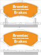 BREMTEC TRADE-LINE FRONT BRAKE PADS SET JEEP WRANGLER 3.7i V6 2007- BT731TS