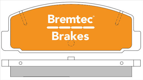 BREMTEC TRADE-LINE BRAKE PAD REAR SET MAZDA6 626 323 ATENZA RX7 BT747TS