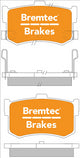 BREMTEC TRADELINE BRAKE PAD SET REAR HYUNDAI SONATA 2.0, 2.4, 3.0 BT750TS