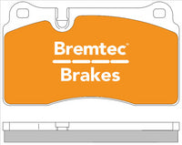 BREMTEC PRO-LINE HD CERAMIC+ LOW DUST AUDI TT 2.5TFSI QUATTRO 2010- BT757PRO