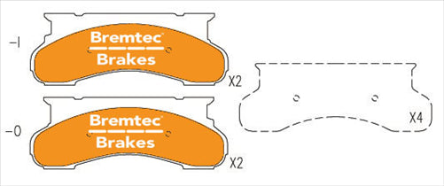 BREMTEC PRO-SERIES HD FORD F250 4.5L 1999- BT7590PRO