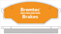 BREMTEC TRADE-LINE BRAKE PADS SET TOYOTA HILUX RZN149R 1997- BT777TS