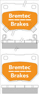 BREMTEC 4WD BRAKE PADS SET SUBARU IMPREZA 2.0L 1999- BT790E
