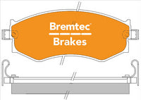 BREMTEC TRADE-LINE BRAKE PAD FRONT SET PULSAR, BLUEBIRD, SKYLINE GTS BT796TS
