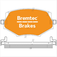 BREMTEC PRO-LINE BRAKE PADS SET MAZDA MX-5 2DOOR 1.8 1993-01 BT834PRO