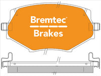 BREMTEC TRADELINE BRAKE PAD SET FRONT MAZDA MX-5 2DOOR 1.8 1993-01 BT834TS