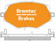 BREMTEC TRADELINE BRAKE PAD SET FRONT MAZDA MX-5 2DOOR 1.8 1993-01 BT834TS