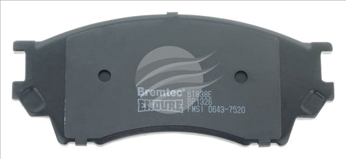 BREMTEC 4WD BRAKE PADS SET FORD COURIER XL 4WD 2.5, 2.6 BT838E