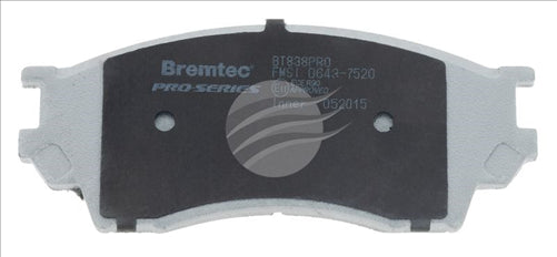 PRO-LINE BRAKE PADS SET FORD COURIER XL 4WD 2.5, 2.6 BT838PRO