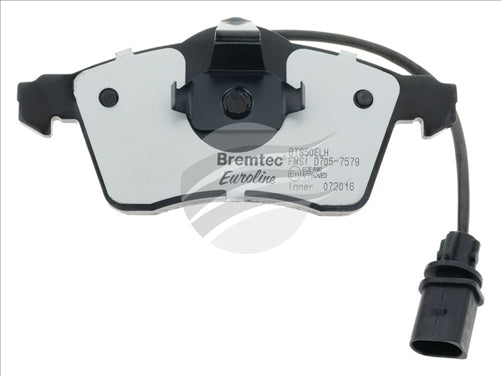 BREMTEC EURO-LINE HD BRAKE PADS SET VW TRANSPORTER T4 15"" ATE BT850ELH