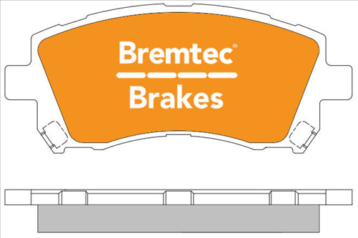 BREMTEC 4WD BRAKE PADS SET SUBARU IMPREZA 2.0 1998- BT853E