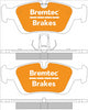 BREMTEC PRO-LINE BRAKE PADS SET BMW 3 SERIES (E46) 1999- BT862PRO