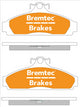 BREMTEC TRADE-LINE BRAKE PADS SET HOLDEN CAMIRA JB, JD, JE 1982- BT877TS